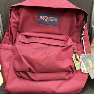 Jansport Superbreak Backpack in Russet Red